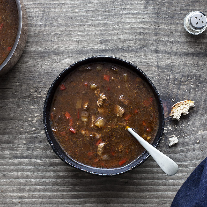 Hearty Beef Goulash Soup
