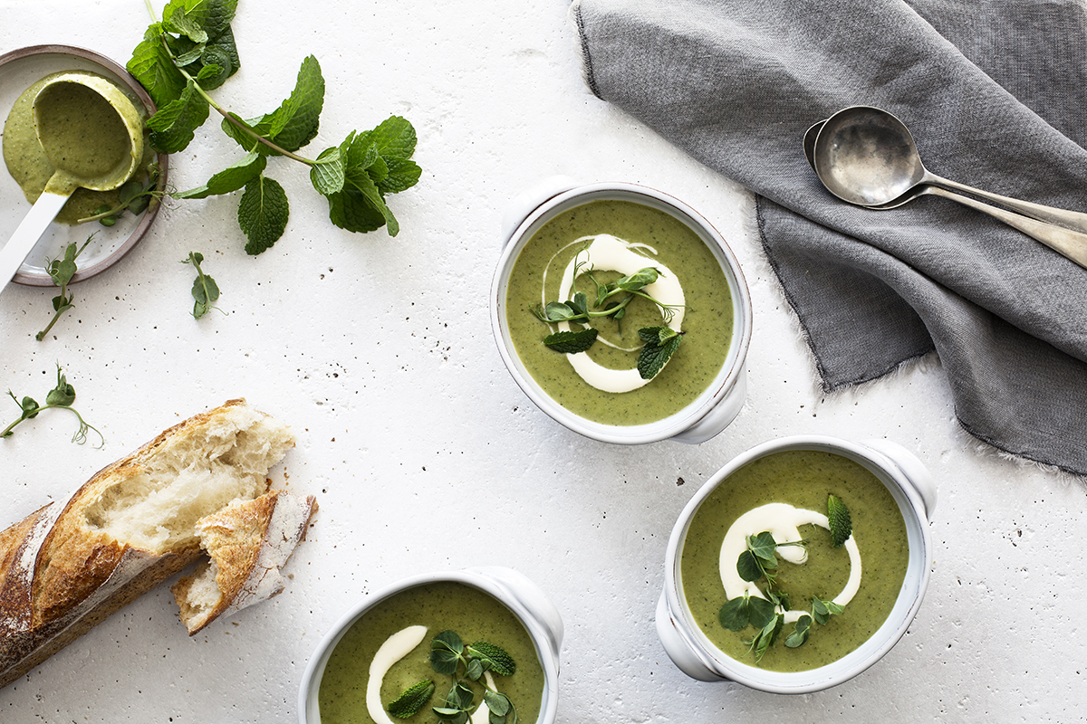 Minted Pea Soup - Frozen For You