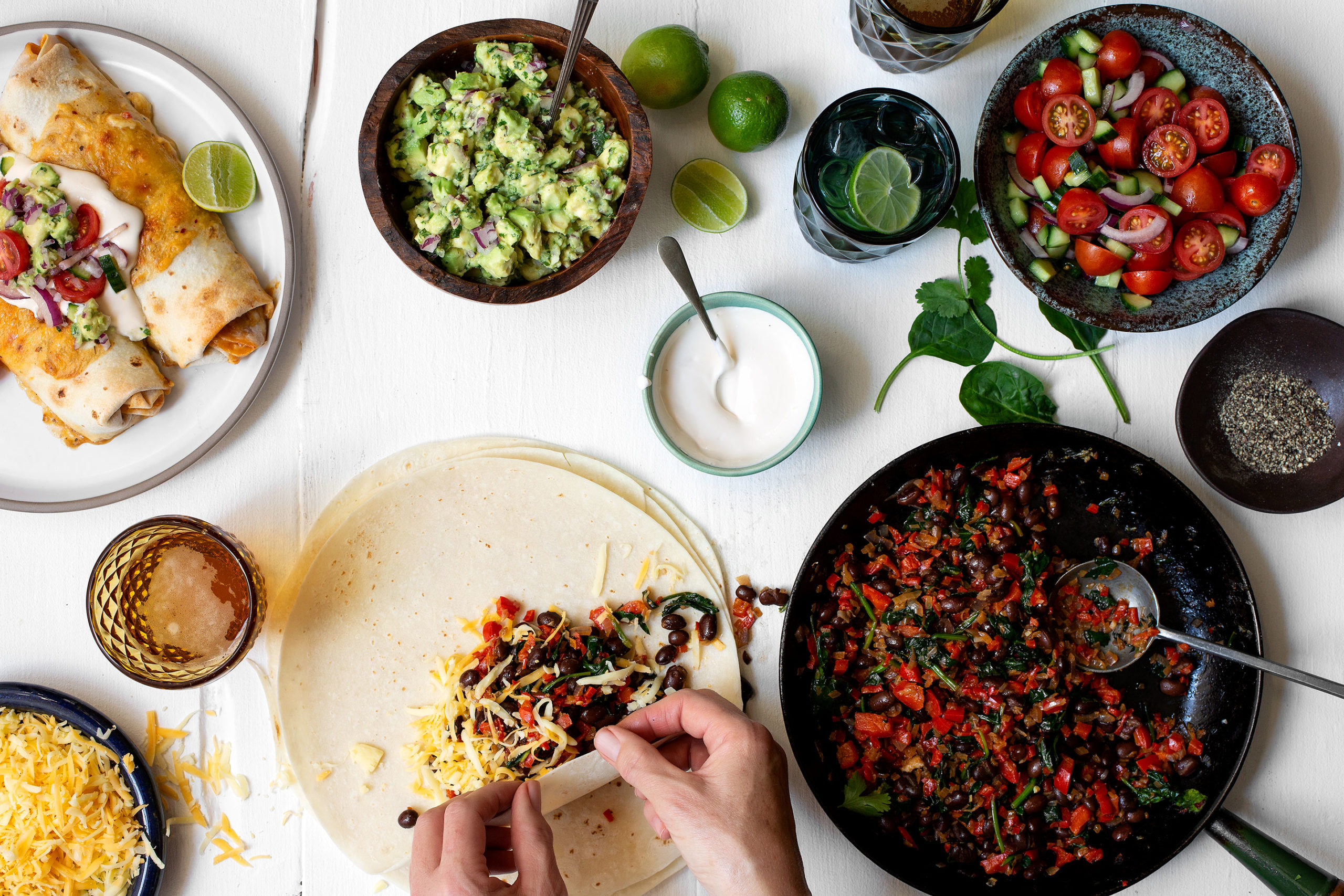 Black-Bean-Enchiladas