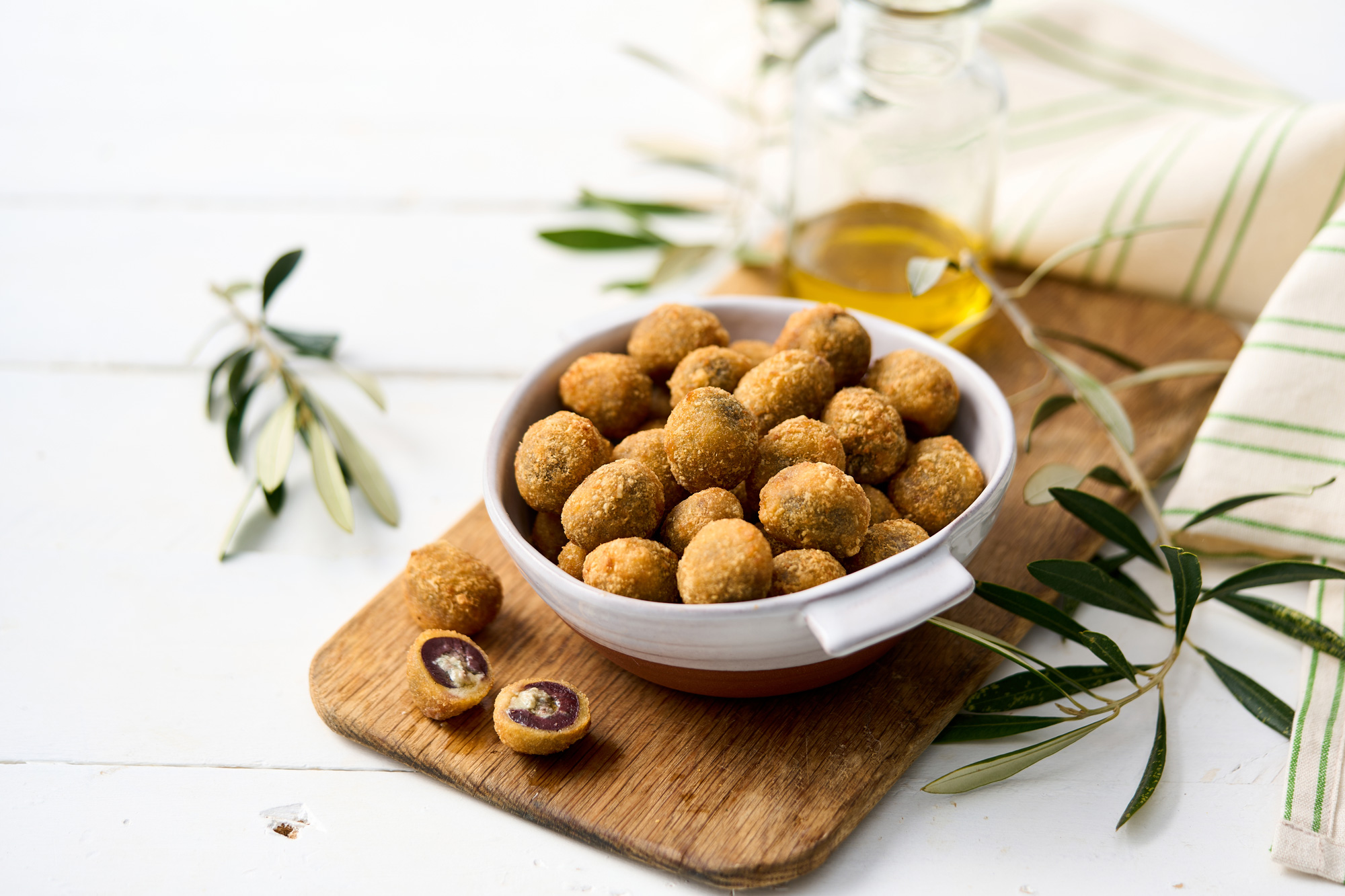 Crumbed Olives
